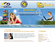 Tablet Screenshot of colegiojardins.com